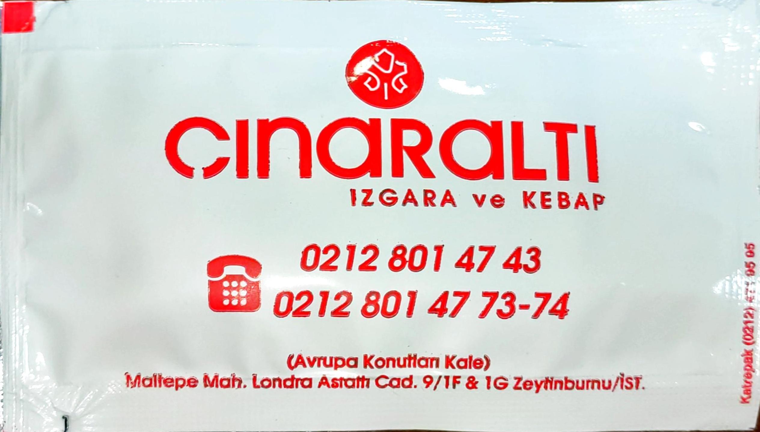 0563 Çınaraltı - Zeytinburnu